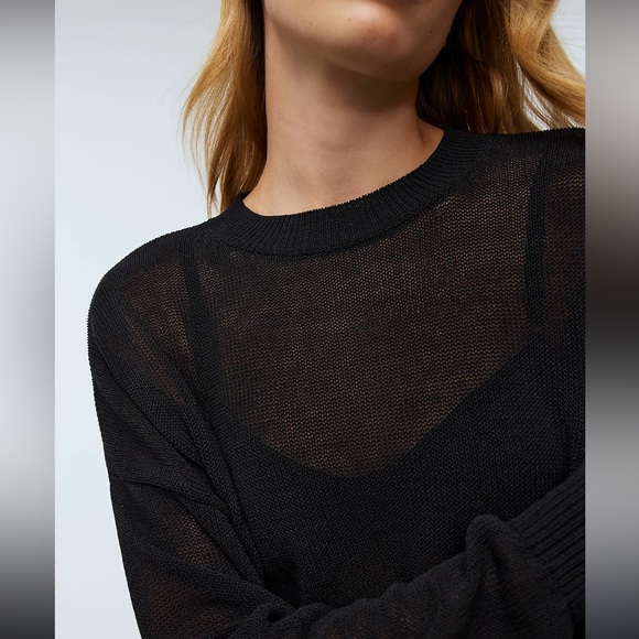 NWT Madewell Loose-Knit Crewneck Sweater - Picture 4 of 6